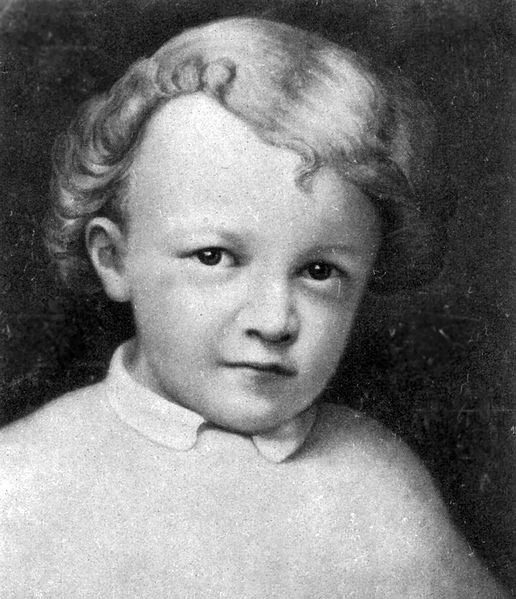 Ленин в возрасте 4 лет.